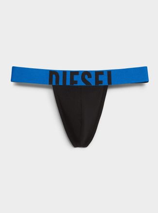 Diesel Mens Oversized-logo thong Cotton