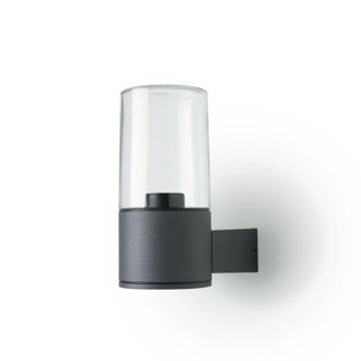 Paco Home Paco Home - L&aacute;mpara Pared Exterior Iluminaci&oacute;n Mural Caseta Jard&iacute;n L&aacute;mpara Pared Ip54 3000k Antracita, Tipo 1 - E27