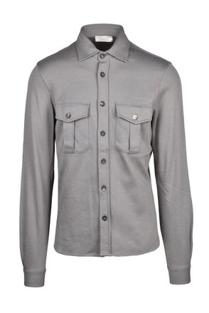 FILIPPO DE LAURENTIIS Cotton Shirt - Grey