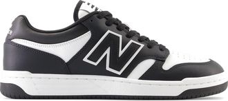 New Balance 480 Sneakers in White/Black Men Low-Top