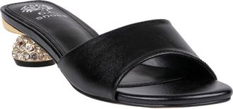 Good Choice Shoes Noho Crystal Embellished Heel Slide Sandal in Black at Nordstrom Rack, Size 7.5