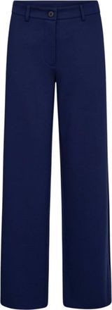 Freequent Freequent, Broeken, Dames, Blauw, XL, Polyester, Straight Broeken