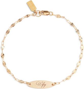 Set & Stones Wifey Banks Bracelet in Gold at Nordstrom