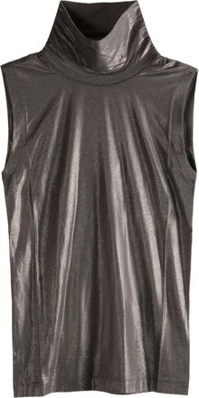 Brunello Cucinelli Top met col - Bruin