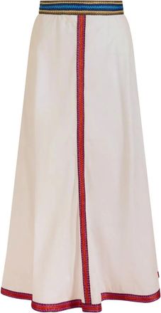 Rosie Assoulin Gonna midi svasata - Bianco