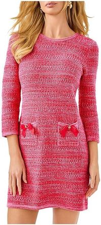 Lilly Pulitzer Rhysa Sweater Dress Womens Dress Cherry Red : XXS, Acrylic/Nylon