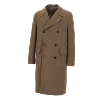 Tagliatore Sherry Coat - Heren - Mantel - Bruin - 2XL - Wol - Jassen