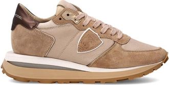 Philippe Model Sneakers Tropez Haute Running - Dames - Sneakers - Beige - 36 EU - Su&egrave;de - Schoenen
