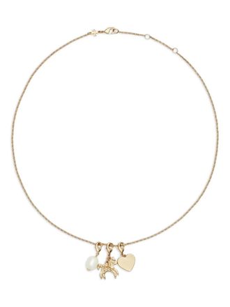 Tory Burch Curiosity horse-pendant necklace - Gold