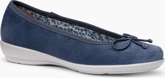 Hotter Womens Sweetie Womens Slippers - Navy - Size: 3