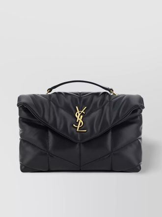Saint Laurent puffer toy lamb leather shoulder bag