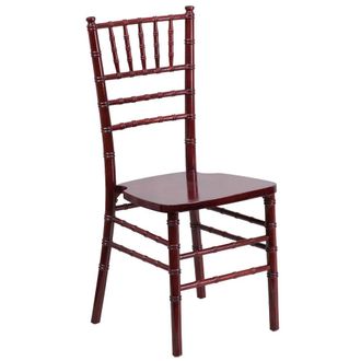Flash Furniture Mahogany Wood Chiavari Chair