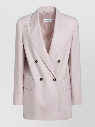 Max Mara tailored jacket back vent notch lapels
