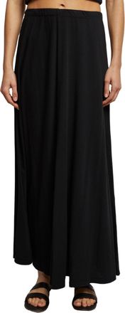 perfectwhitetee Amy Maxi Skirt In Black