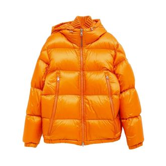 Moncler Heren, Jassen, Oranje, Maat: M