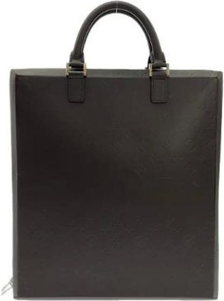 Louis Vuitton Pre-owned Tote Bags, male, Brown, Size: ONE SIZE Pre-owned Monogram Glace Elvin Coated Calf Bag