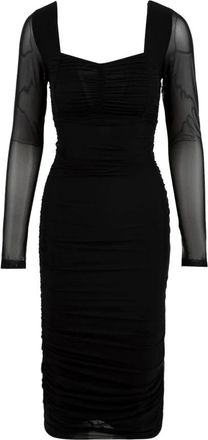 Mar De Margaritas Sveva Dress - Dames - Casual kleedjes - Zwart - S - Tule - Kleedjes
