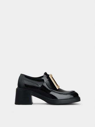 Roger Vivier Viv Rangers Loafers in patent leather