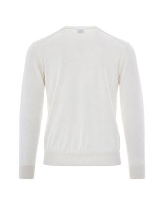 HUGO BOSS Virgin Wool Sweater - White