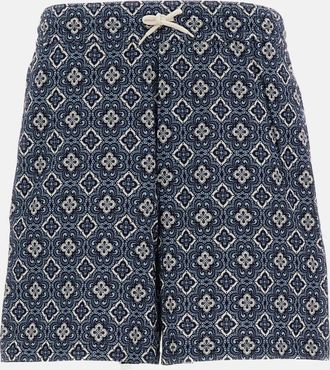 Les Deux Pantaloncini Con Motivo Arabesque