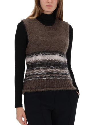 Our Legacy Mohair & Wool Blend Waistcoat - Multicolor