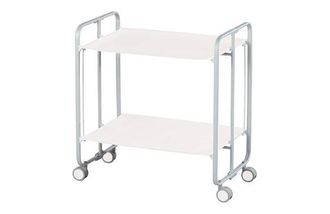 DON HIERRO Don Hierro - Carrito De Te Plegable Gris/blanco