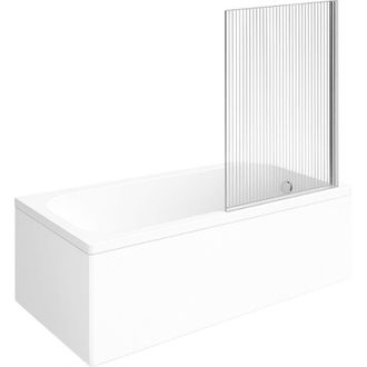 Villeroy & Boch Ba&ntilde;era Recta Villeroy & Boch Architectura Acr&iacute;lica 140 X 70 Cm + Mampara De Ba&ntilde;era Derecha Aurys Raywall Cromada