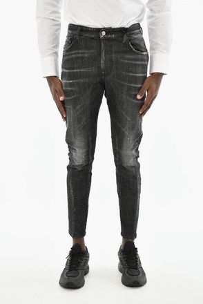 Dsquared2 Painting Effect Dark Wash Jeans size 46