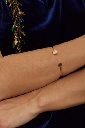 Tory Burch Logo Bracelet, Womens, Gold