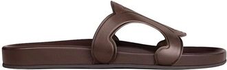 Celine Celine - Triomphe Slide 10 - Heren - Schoenen - Bruin - Maat: 43 EU