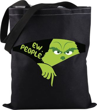 Generic Family Christmas Merchandise Ew People Tote Bag Christmas Movie Lover Gift (Family Christmas -tb)