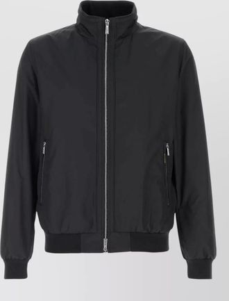 Moorer polyester bomber jacket
