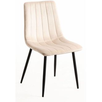 Regalos Miguel Sillas Comedor - Silla Liny Terciopelo - Beige