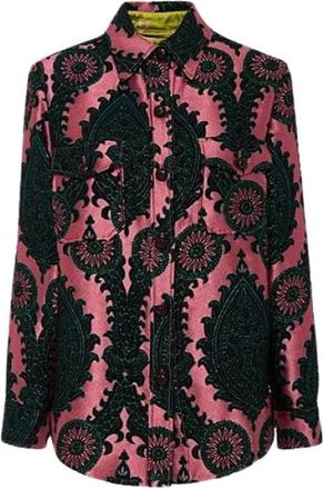 La DoubleJ Veste - Dames - Overhemden - Veelkleurig - M - Wol - Overhemden
