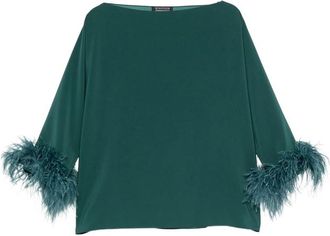 Gianluca Capannolo Laura Feather-trim Top