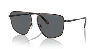 Michael Kors Silverton Dark Grey Navigator Mens Sunglasses MK1153 100587 58