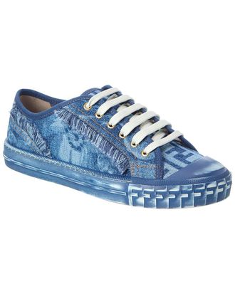Fendi Fendi Domino Denim Sneaker