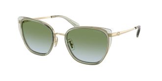 Coach HC7187 CDP56 9486I7 Womens Sunglasses Gold Size 53