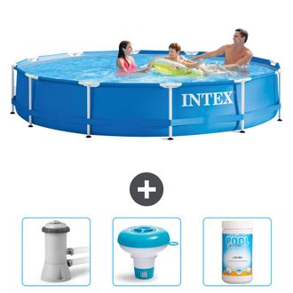 Intex Piscina Con Estructura Redonda - 366x76 Cm - 6-piezas Scb77