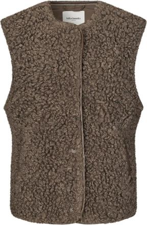 Lollys Laundry Jassen, Dames, Bruin, 2Xl, Polyester, Vada LL Vest