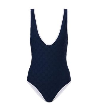 Gucci GG fabric one-piece swimsuit Woman S