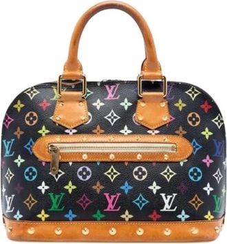 Louis Vuitton Pre-owned Handbags, female, Black, Size: ONE SIZE Pre-owned Alma PM