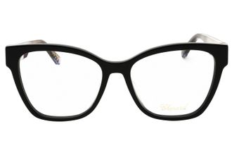 Chopard VCH379M Rectangular Acetate Eyeglasses - Black
