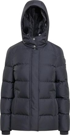 Moose Knuckles Donzen Jas - Dames - Gewatteerde jassen - Zwart - XS - Leer - Jassen