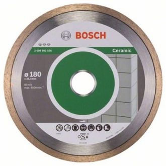 Bosch Est&aacute;ndar De Placa De Corte De Diamantes Para Cer&aacute;mica. 180 X 25