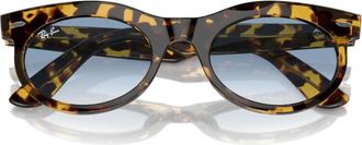 Ray-Ban Rb 2242 Wayfarer Oval - Dames - Zonnebrillen - Veelkleurig - 53 MM - Accessoires