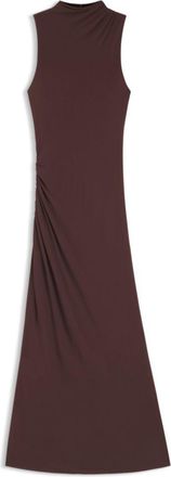 BOSS Slim-fit jersey dress with gathered details