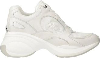 Michael Kors Zuma Trainer - Dames - Sneakers - Wit - 38 1/2 EU - Leer - Schoenen