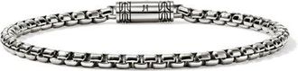 John Hardy Box Chain Bracelet, 3.7mm in Sterling Silver at Nordstrom, Size Xx-Large