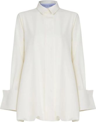 Gloria Coelho Rockabilly wide-cuff shirt - White